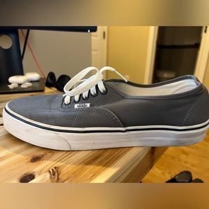 Gray Vans size 11.